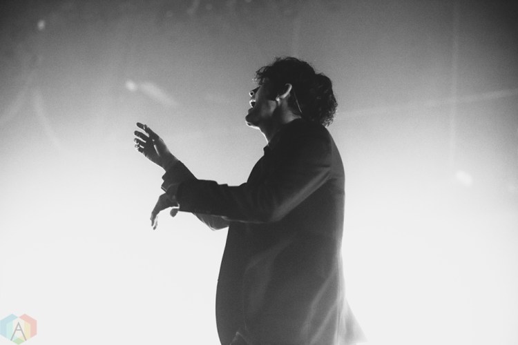 The 1975 performs at the PNE Forum in Vancouver on May 1, 2017. (Photo: Natasha Priya/Aesthetic Magazine)