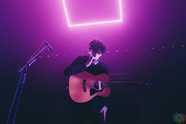 The 1975 performs at the PNE Forum in Vancouver on May 1, 2017. (Photo: Natasha Priya/Aesthetic Magazine)