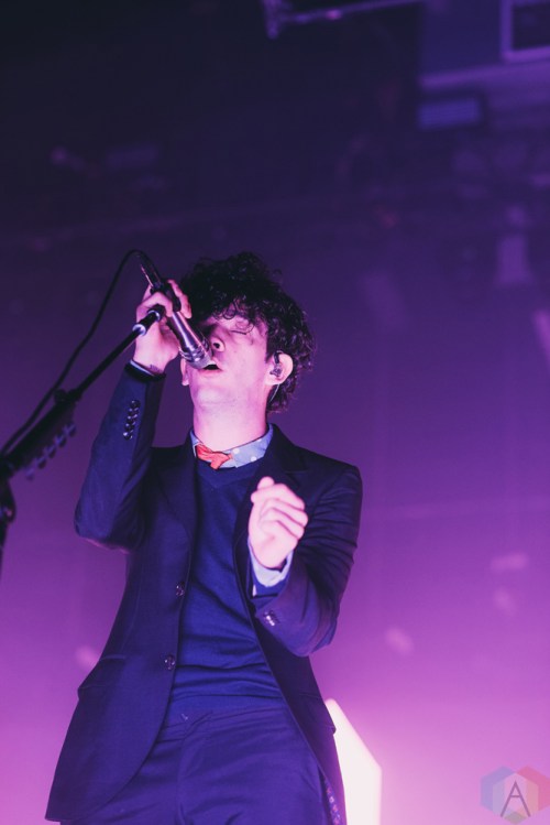 The 1975 performs at the PNE Forum in Vancouver on May 1, 2017. (Photo: Natasha Priya/Aesthetic Magazine)