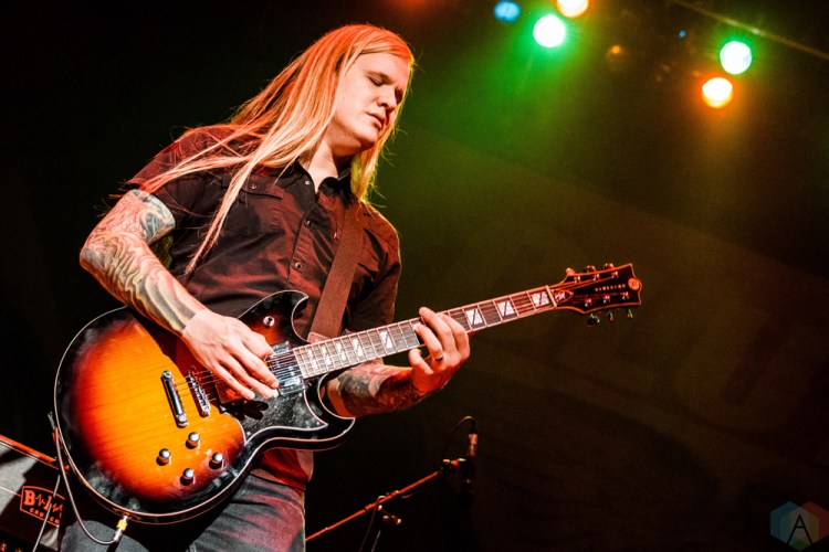 The Sword performs at Lupo's Heartbreak Hotel in Providence, RI on May 16, 2017. (Photo: Timothy Boyer/Aesthetic Magazine)