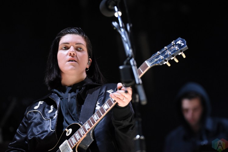 The xx performs at Echo Beach in Toronto on May 22, 2017. (Photo: Jaime Espinoza/Aesthetic Magazine)