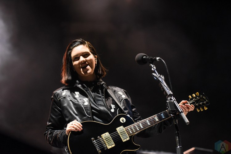 The xx performs at Echo Beach in Toronto on May 22, 2017. (Photo: Jaime Espinoza/Aesthetic Magazine)