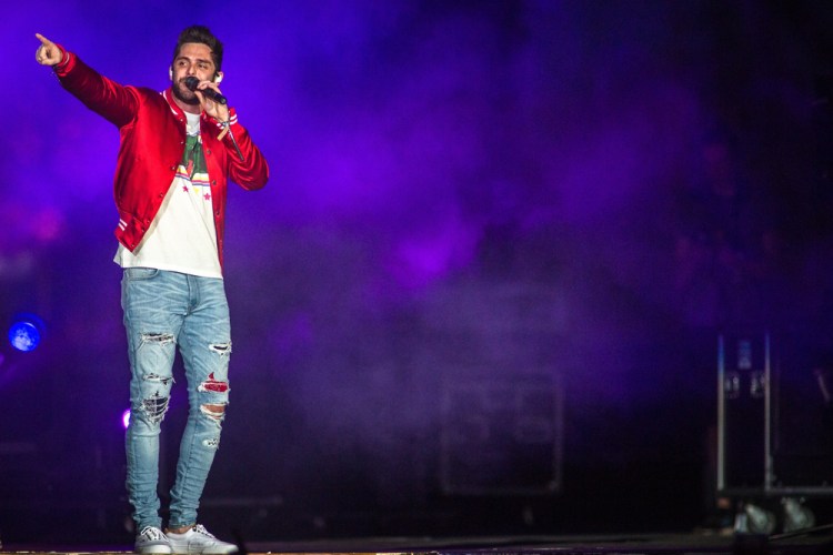 Thomas Rhett performs at Stagecoach Festival at the Empire Polo Club in Indio, California on April 30, 2017. (Photo: Erik Voake)
