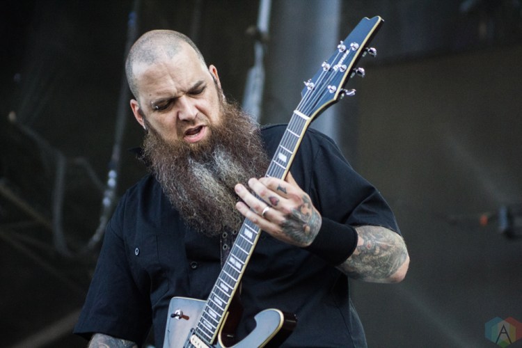Three Days Grace performs at Welcome To Rockville at Metropolitan Park in Jacksonville, Florida on April 30, 2017. (Photo: Savannah Rowley/Aesthetic Magazine)