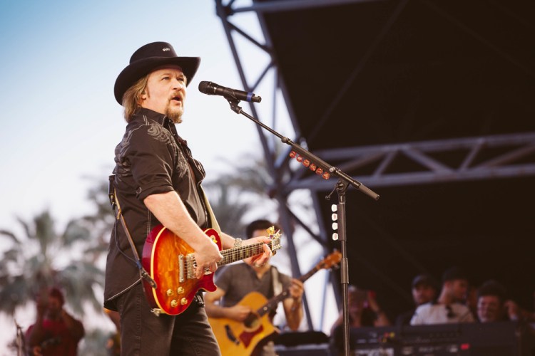 Travis Tritt performs at Stagecoach Festival at the Empire Polo Club in Indio, California on April 30, 2017. (Photo: Mitch Brown)