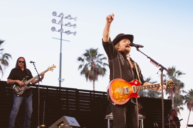 Travis Tritt performs at Stagecoach Festival at the Empire Polo Club in Indio, California on April 30, 2017. (Photo: Mitch Brown)