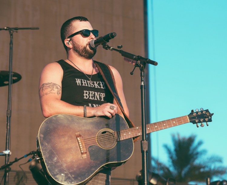 Tyler Farr performs at Stagecoach Festival at the Empire Polo Club in Indio, California on April 30, 2017. (Photo: Erik Voake)