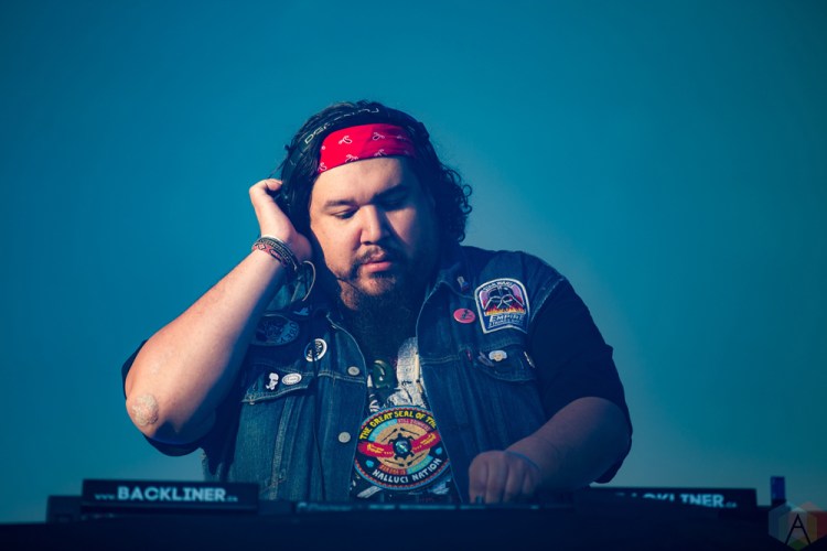 A Tribe Called Red performs at the Field Trip Music Festival in Toronto on June 3, 2017. (Photo: Brendan Albert/Aesthetic Magazine)