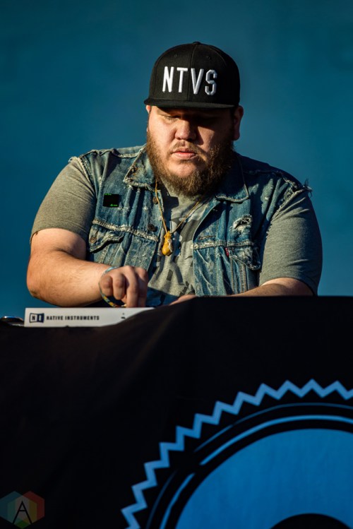 A Tribe Called Red performs at the Field Trip Music Festival in Toronto on June 3, 2017. (Photo: Brendan Albert/Aesthetic Magazine)
