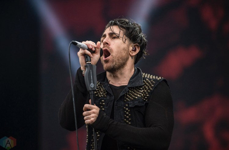 AFI performs at Montebello Rockfest in Montebello, Quebec on June 23, 2017. (Photo: Greg Matthews/Aesthetic Magazine)