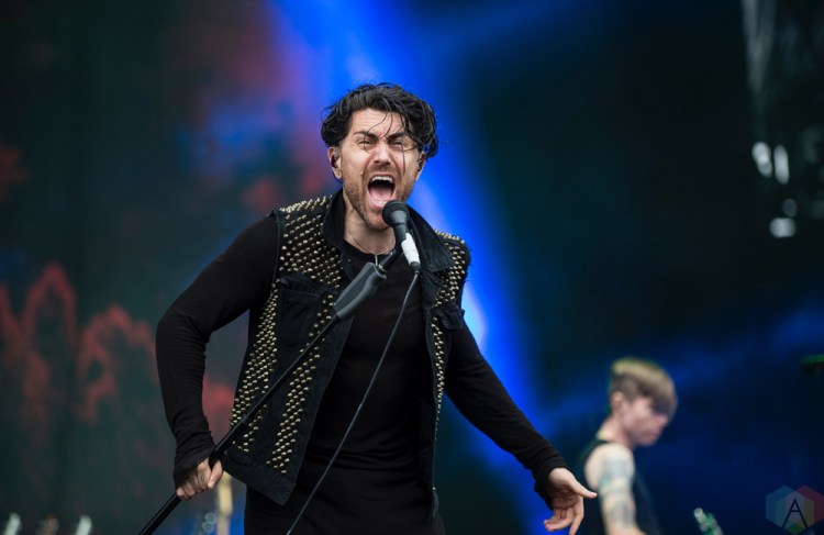 AFI performs at Montebello Rockfest in Montebello, Quebec on June 23, 2017. (Photo: Greg Matthews/Aesthetic Magazine)