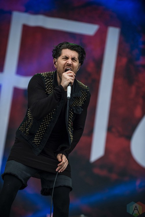 AFI performs at Montebello Rockfest in Montebello, Quebec on June 23, 2017. (Photo: Greg Matthews/Aesthetic Magazine)