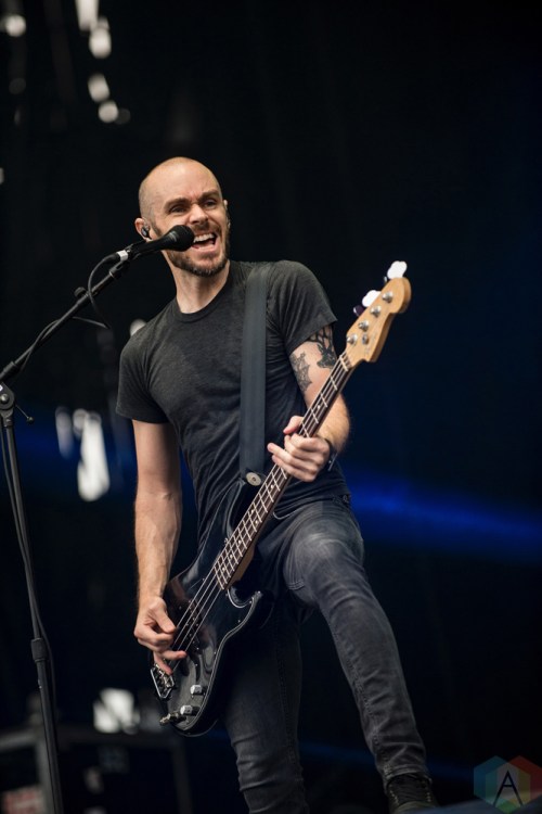 AFI performs at Montebello Rockfest in Montebello, Quebec on June 23, 2017. (Photo: Greg Matthews/Aesthetic Magazine)