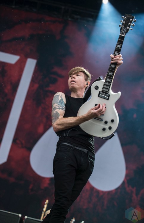 AFI performs at Montebello Rockfest in Montebello, Quebec on June 23, 2017. (Photo: Greg Matthews/Aesthetic Magazine)