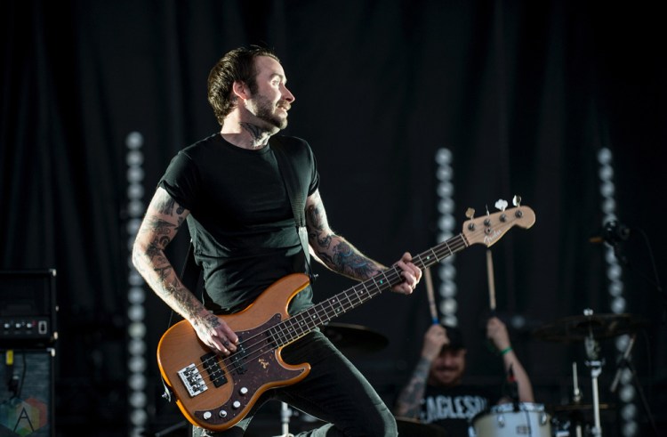 Alexisonfire performs at Montebello Rockfest in Montebello, Quebec on June 24, 2017. (Photo: Greg Matthews/Aesthetic Magazine)