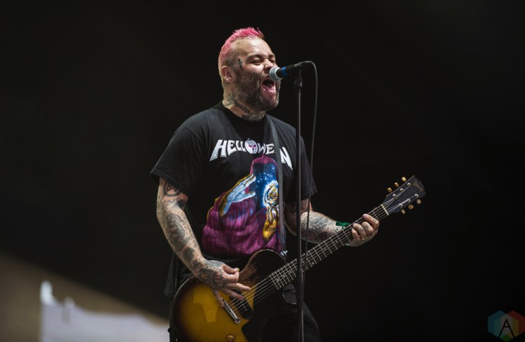 Alexisonfire performs at Montebello Rockfest in Montebello, Quebec on June 24, 2017. (Photo: Greg Matthews/Aesthetic Magazine)