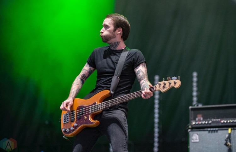 Alexisonfire performs at Montebello Rockfest in Montebello, Quebec on June 24, 2017. (Photo: Greg Matthews/Aesthetic Magazine)