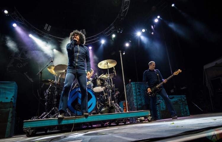 At The Drive-In performs at Montebello Rockfest in Montebello, Quebec on June 24, 2017. (Photo: Greg Matthews/Aesthetic Magazine)