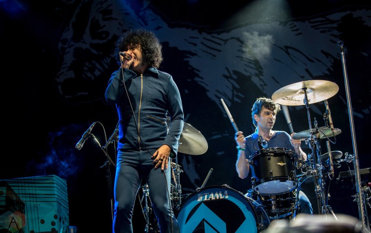 At The Drive-In performs at Montebello Rockfest in Montebello, Quebec on June 24, 2017. (Photo: Greg Matthews/Aesthetic Magazine)