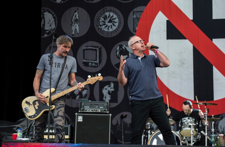 Bad Religion performs at Montebello Rockfest in Montebello, Quebec on June 23, 2017. (Photo: Greg Matthews/Aesthetic Magazine)