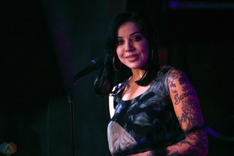 Bif Naked performs at Adelaide Hall in Toronto on June 21, 2017. (Photo: Jaime Espinoza/Aesthetic Magazine)