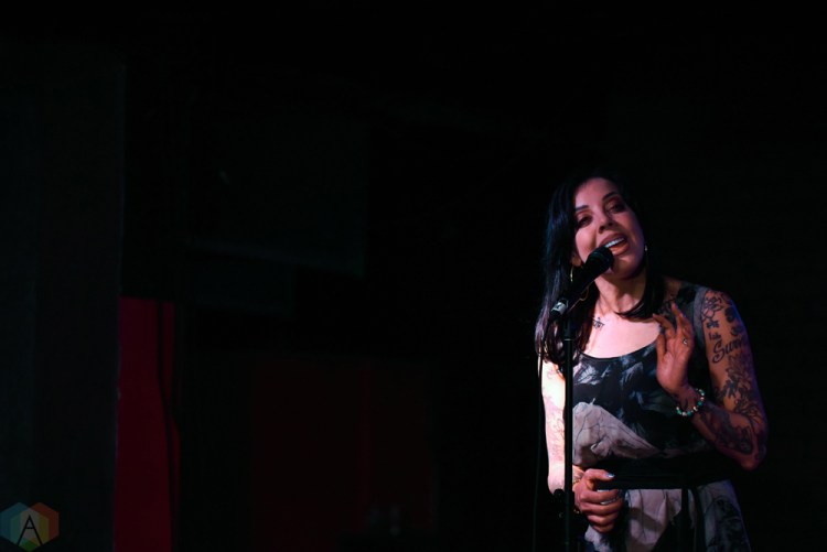 Bif Naked performs at Adelaide Hall in Toronto on June 21, 2017. (Photo: Jaime Espinoza/Aesthetic Magazine)