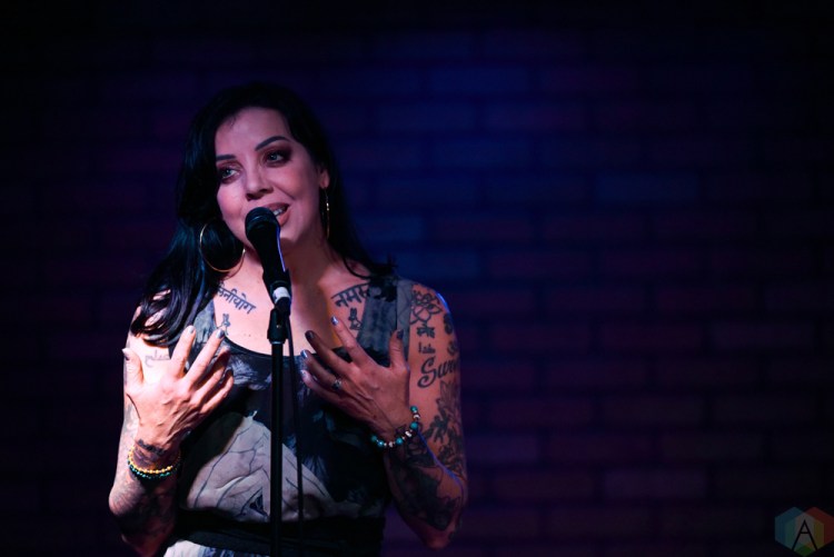 Bif Naked performs at Adelaide Hall in Toronto on June 21, 2017. (Photo: Jaime Espinoza/Aesthetic Magazine)