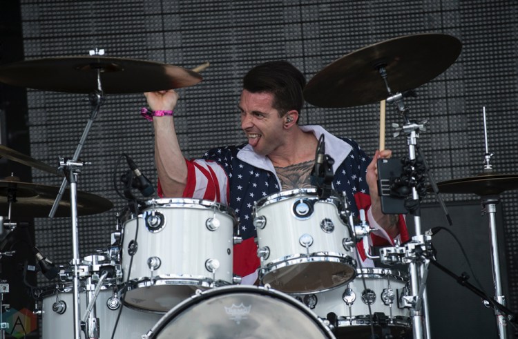 Blessed by a Broken Heart performs at Montebello Rockfest in Montebello, Quebec on June 24, 2017. (Photo: Greg Matthews/Aesthetic Magazine)