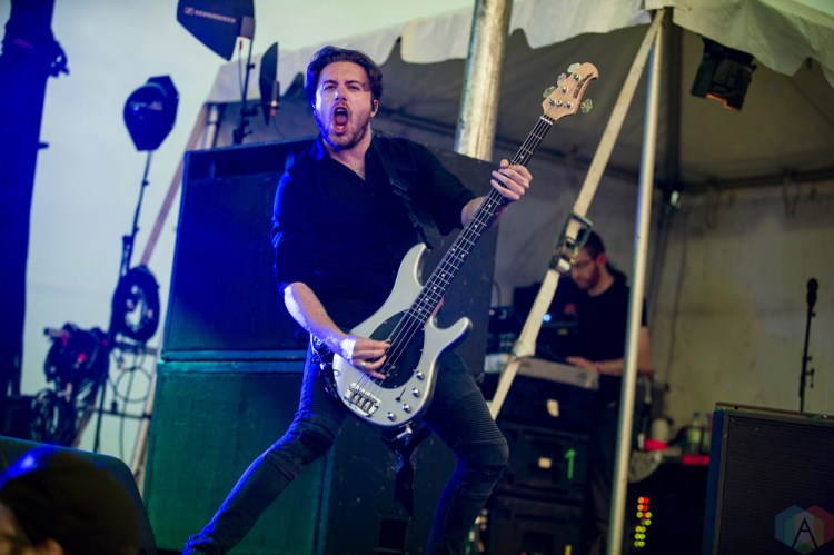 Bullet For My Valentine performs at Montebello Rockfest in Montebello, Quebec on June 23, 2017. (Photo: Greg Matthews/Aesthetic Magazine)