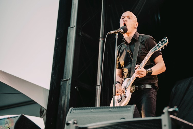 Danko Jones performs at Tim Hortons Field in Hamilton on June 3, 2017. (Photo: Francesca Ludikar/Aesthetic Magazine)