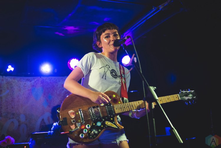 Diet Cig performs at Subterranean in Chicago on June 4, 2017. (Photo: Katie Kuropas/Aesthetic Magazine)