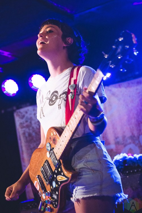 Diet Cig performs at Subterranean in Chicago on June 4, 2017. (Photo: Katie Kuropas/Aesthetic Magazine)