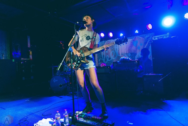 Diet Cig performs at Subterranean in Chicago on June 4, 2017. (Photo: Katie Kuropas/Aesthetic Magazine)