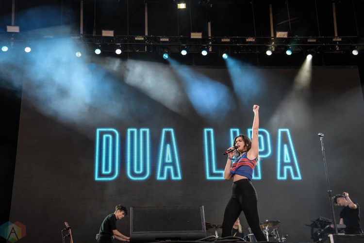 Dua Lipa performs at the Governors Ball Music Festival in New York City on June 3, 2017. (Photo: Alx Bear/Aesthetic Magazine)