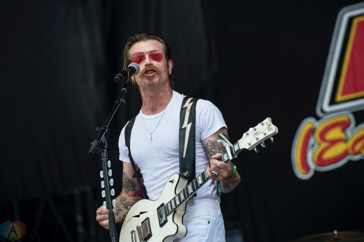 Eagles of Death Metal performs at Montebello Rockfest in Montebello, Quebec on June 24, 2017. (Photo: Greg Matthews/Aesthetic Magazine)