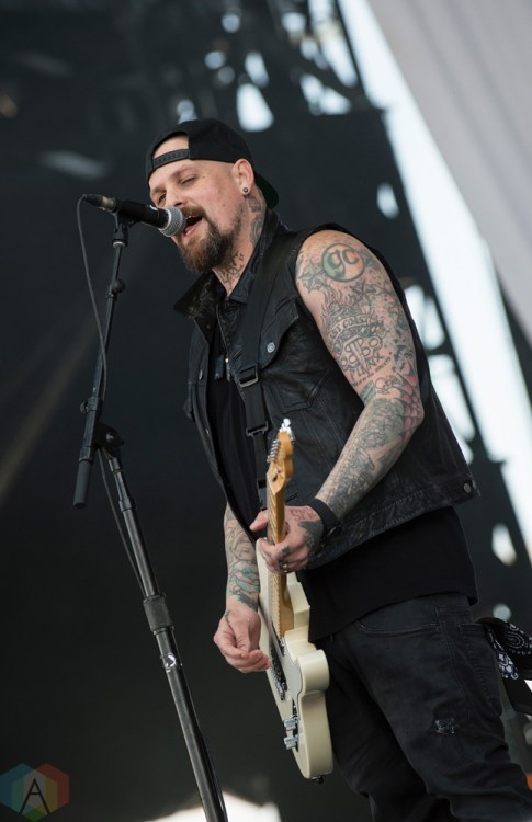 Good Charlotte performs at Montebello Rockfest in Montebello, Quebec on June 24, 2017. (Photo: Greg Matthews/Aesthetic Magazine)