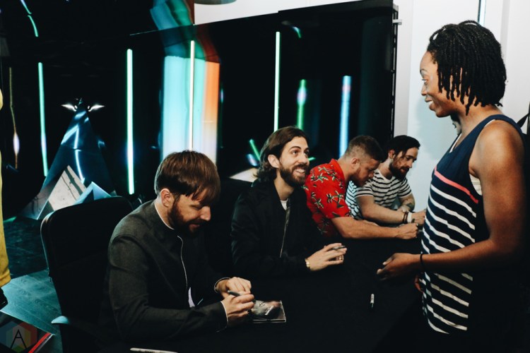 Imagine Dragons pop-up shop and fan meet-and-greet in Toronto on June 17, 2017. (Photo: Shahnoor Ijaz/Aesthetic Magazine)