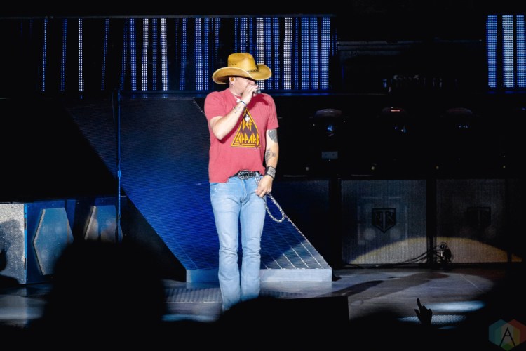 Jason Aldean performs at Budweiser Stage in Toronto on June 2, 2017. (Photo: Anton Mak/Aesthetic Magazine)