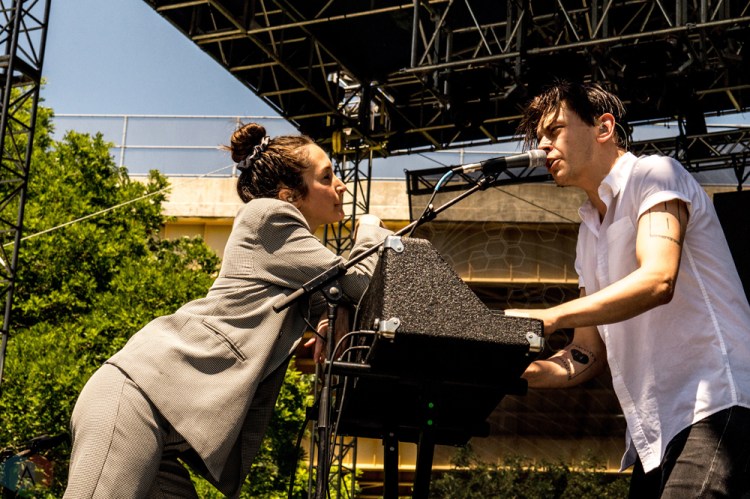 July Talk performs at the Bunbury Music Festival in Cincinnati on June 2, 2017. (Photo: Taylor Ohryn/Aesthetic Magazine)