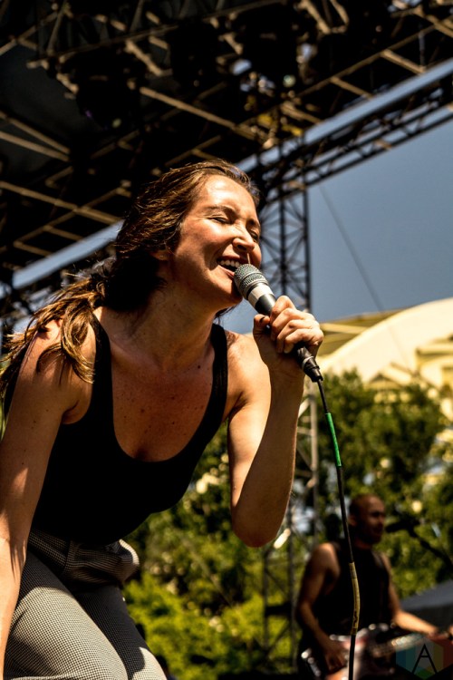 July Talk performs at the Bunbury Music Festival in Cincinnati on June 2, 2017. (Photo: Taylor Ohryn/Aesthetic Magazine)