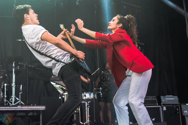 July Talk performs at Budweiser Stage in Toronto on June 24, 2017. (Photo: Tyler Roberts/Aesthetic Magazine)