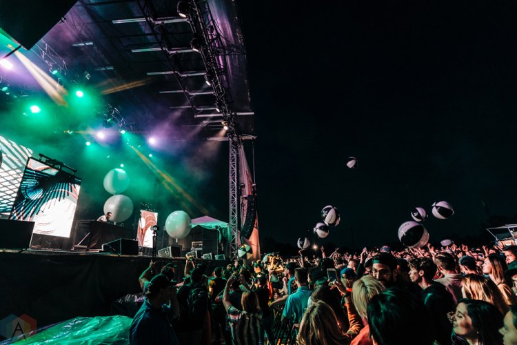 Kaytranada performs at NXNE Port Lands in Toronto on June 24, 2017. (Photo: Nicole De Khors/Aesthetic Magazine)