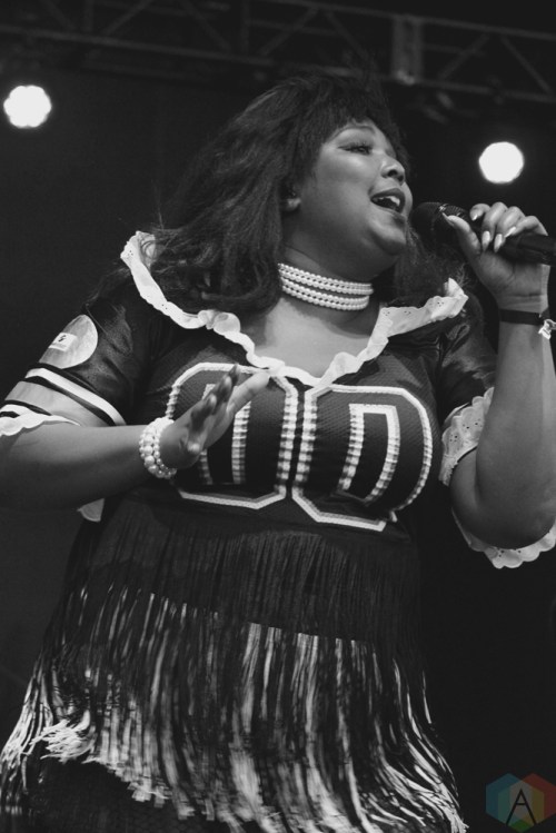 Lizzo performs at NXNE Port Lands in Toronto on June 25, 2017. (Photo: Curtis Sindrey/Aesthetic Magazine)