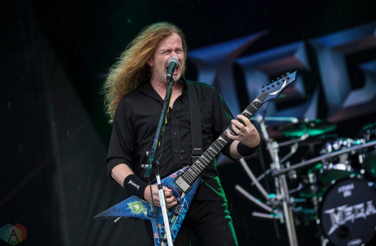 Megadeth performs at Montebello Rockfest in Montebello, Quebec on June 24, 2017. (Photo: Greg Matthews/Aesthetic Magazine)