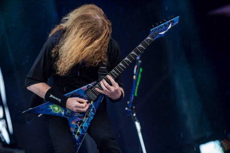 Megadeth performs at Montebello Rockfest in Montebello, Quebec on June 24, 2017. (Photo: Greg Matthews/Aesthetic Magazine)