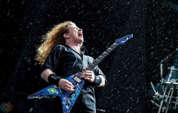 Megadeth performs at Montebello Rockfest in Montebello, Quebec on June 24, 2017. (Photo: Greg Matthews/Aesthetic Magazine)
