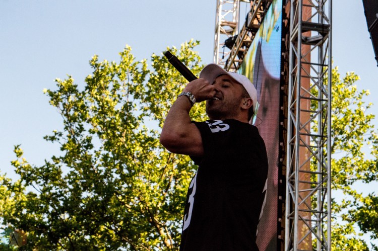 Mike Stud performs at the Bunbury Music Festival in Cincinnati on June 2, 2017. (Photo: Taylor Ohryn/Aesthetic Magazine)