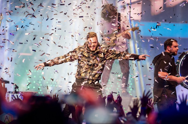 Imagine Dragons performs at the 2017 iHeartRadio Much Music Video Awards in Toronto on June 18, 2017. (Photo: Orest Dorosh/Aesthetic Magazine)