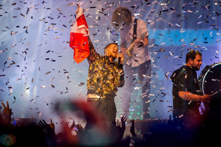 Imagine Dragons performs at the 2017 iHeartRadio Much Music Video Awards in Toronto on June 18, 2017. (Photo: Orest Dorosh/Aesthetic Magazine)