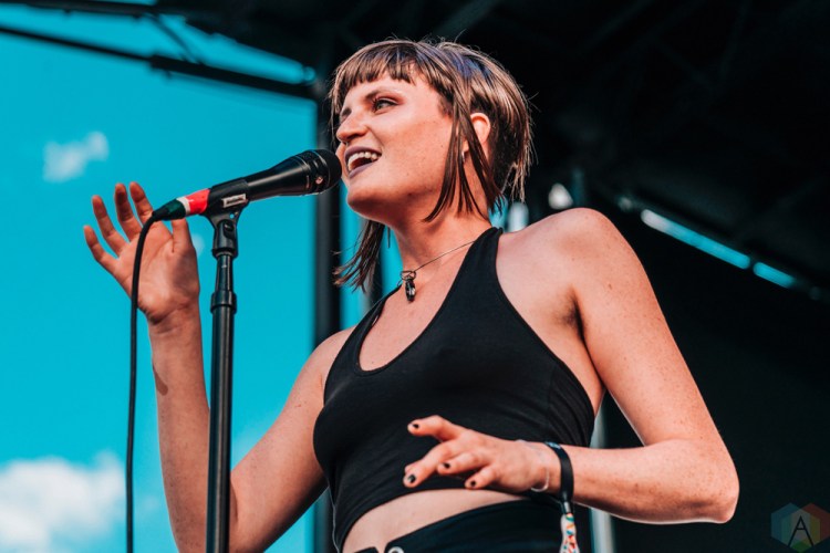 Muna performs at NXNE Port Lands in Toronto on June 24, 2017. (Photo: Nicole De Khors/Aesthetic Magazine)